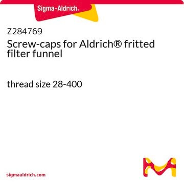 Screw-caps for Aldrich&#174; fritted filter funnel thread size 28-400