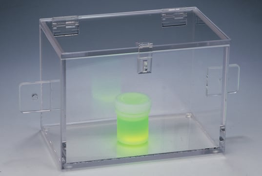 Beta-Safe&#8482; storage box for &#946;-emitters W × L × H 25.4&#160;cm (10&#160;in.) × 15.24&#160;cm (6&#160;in.) × 17.8&#160;cm (7&#160;in.)