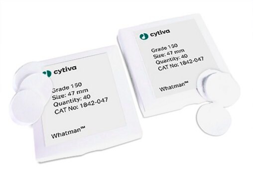 Whatman&#174; glass microfiber filters Multigrade GMF 150 diam. 90&#160;mm, pore size 2&#160;&#956;m
