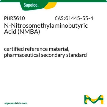 N-Nitrosomethylaminobutyric Acid (NMBA) certified reference material, pharmaceutical secondary standard