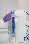 Milli-Q&#174; SQ 240CV Purification System Kit Combined pure RO water production station &amp; ultrapure water dispensing module with repeat preset volume dispensing; includes 3.5 L Switch tank