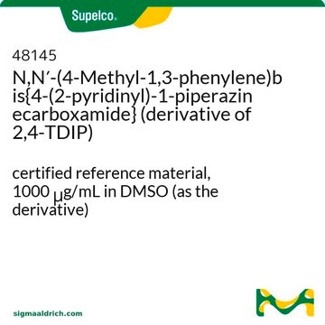 N,N&#8242;-(4-Methyl-1,3-phenylene)bis{4-(2-pyridinyl)-1-piperazinecarboxamide} (derivative of 2,4-TDIP) certified reference material, 1000&#160;&#956;g/mL in DMSO (as the derivative)