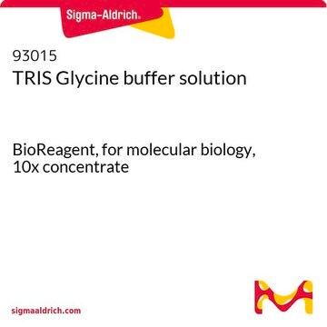 TRIS Glycine buffer solution BioReagent, for molecular biology, 10x concentrate