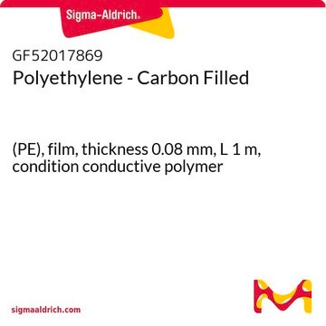 Polyethylene - Carbon Filled (PE), film, thickness 0.08&#160;mm, L 1&#160;m, condition conductive polymer