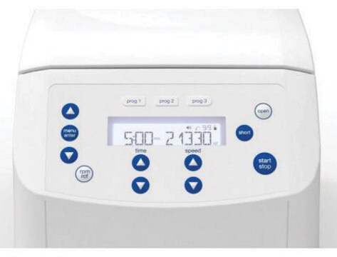 Eppendorf&#174; Centrifuge 5425 keypad control, with Rotor FA-24x2 including aerosol-tight QuickLock lid, AC/DC input 120 V