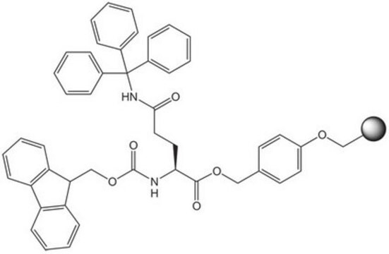 Fmoc-Gln(Trt)-Wang resin (100 -200 mesh) Novabiochem&#174;