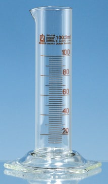 BRAND&#174; SILBERBRAND ETERNA measuring cylinder, low-form volume 500&#160;mL