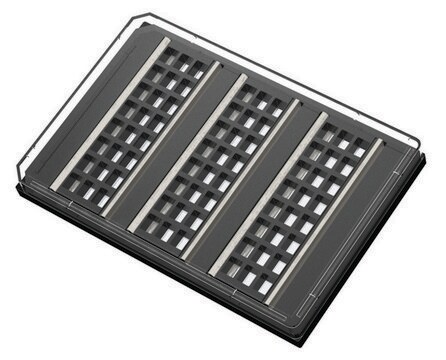 Grace Bio-Labs ProPlate&#174; microarray system tray set well size 24, Square, With Stainless Steel Spring Clips