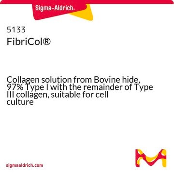 FibriCol&#174; Collagen solution from Bovine hide, 97% Type I with the remainder of Type III collagen, suitable for cell culture