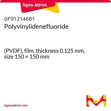 Polyvinylidenefluoride (PVDF), film, thickness 0.125&#160;mm, size 150 × 150&#160;mm