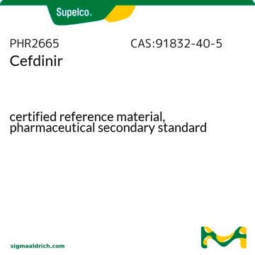 Cefdinir certified reference material, pharmaceutical secondary standard