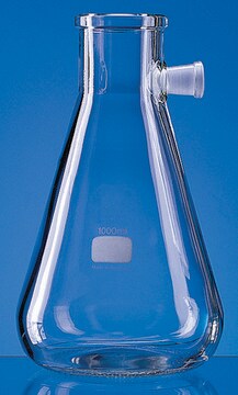 BRAND&#174; filter flask, glass, with lateral socket capacity 250&#160;mL