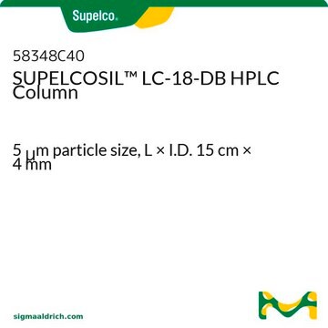 SUPELCOSIL&#8482; LC-18-DB HPLC Column 5&#160;&#956;m particle size, L × I.D. 15&#160;cm × 4&#160;mm