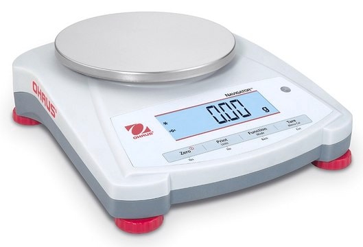 Ohaus&#174; Navigator&#174; Portable Balance Model NV222, weighing capacity 220&#160;g, resolution: 0.01&#160;g, AC/DC input 110 V, US 3-pin plug (North America)