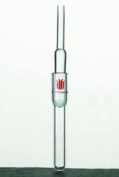 Synthware&#8482; Craig recrystallization tube with glass outer tube and inner plug capacity 2 mL