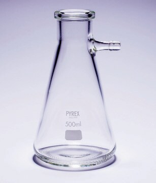 Pyrex&#174; Büchner filter with plain side arm capacity 500&#160;mL