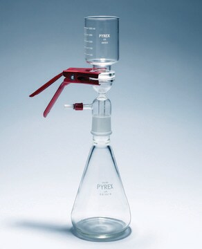 Pyrex&#174; Vacuum filtration system for 47 mm membranes support base only