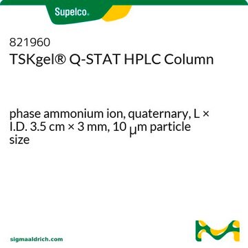 TSKgel&#174; Q-STAT HPLC Column phase ammonium ion, quaternary, L × I.D. 3.5&#160;cm × 3&#160;mm, 10&#160;&#956;m particle size