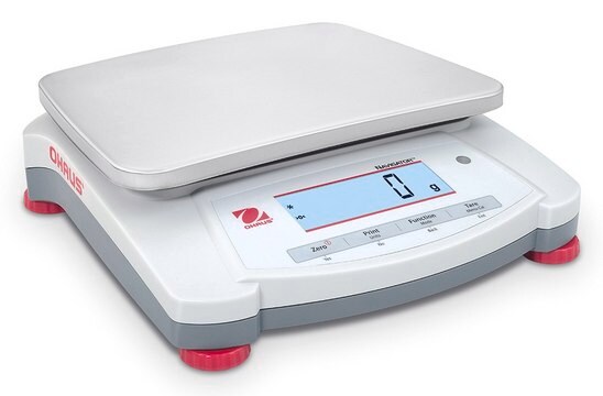 Ohaus&#174; Navigator&#174; Portable Balance Model NVT22000, weighing capacity 22000&#160;g, resolution: 1&#160;g, AC/DC input 110 V, US 3-pin plug (North America)