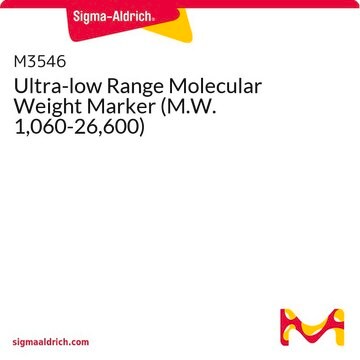 Ultra-low Range Molecular Weight Marker (M.W. 1,060-26,600)