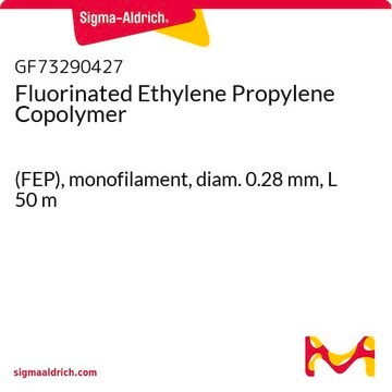 Fluorinated Ethylene Propylene Copolymer (FEP), monofilament, diam. 0.28&#160;mm, L 50&#160;m