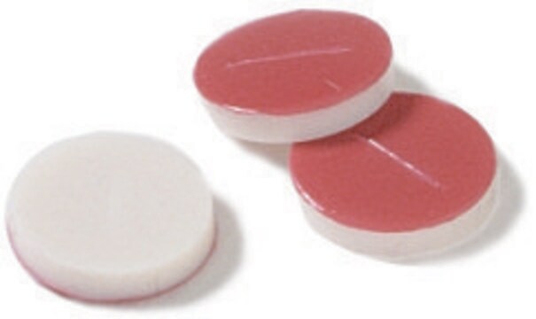 PTFE/Silicone with slit red PTFE/white silicone (with slit), diam. × thickness 8&#160;mm × 1.5&#160;mm, pkg of 1000&#160;ea