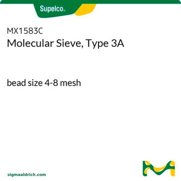 Molecular Sieve, Type 3A bead size 4-8&#160;mesh