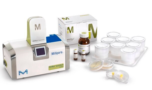 Milliflex&#174; Quantum Standard Kit with validation protocol A4 format, For the rapid detection of microbial contamination