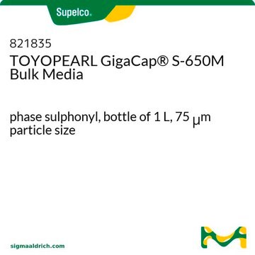 TOYOPEARL GigaCap&#174; S-650M Bulk Media bottle of 1&#160;L, phase sulphonyl, 75&#160;&#956;m particle size