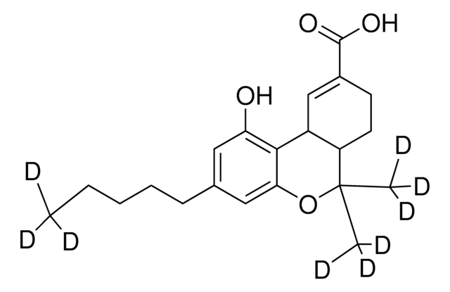 (±)-11-nor-9-Carboxy-&#916;9-THC-D9 solution 100&#160;&#956;g/mL in methanol, ampule of 1&#160;mL, certified reference material, Cerilliant&#174;