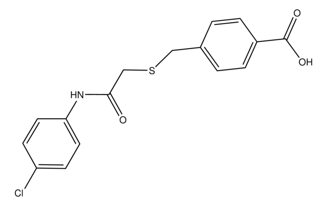 4-[({2-[(4-Chlorophenyl)amino]-2-oxoethyl}thio)methyl]benzoic acid