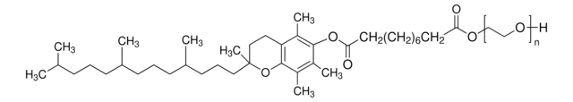 Polyoxyethanyl-&#945;-tocopheryl sebacate 15&#160;wt. % in H2O