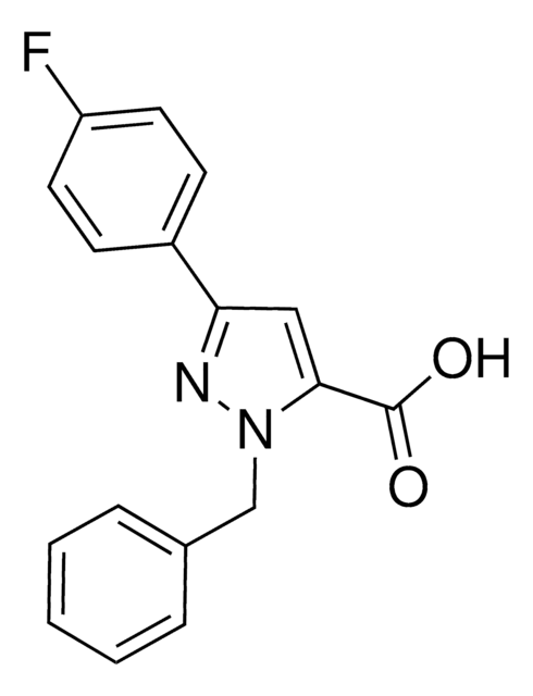 1-Benzyl-3-(4-fluorophenyl)-1H-pyrazole-5-carboxylic acid AldrichCPR