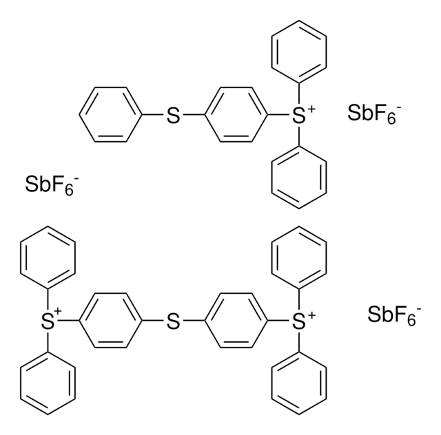 Triarylsulfonium hexafluoroantimonate salts, mixed 50&#160;wt. % in propylene carbonate