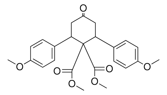 2,6-BIS-(4-MEO-PHENYL)-4-OXO-CYCLOHEXANE-1,1-DICARBOXYLIC ACID DIMETHYL ESTER AldrichCPR