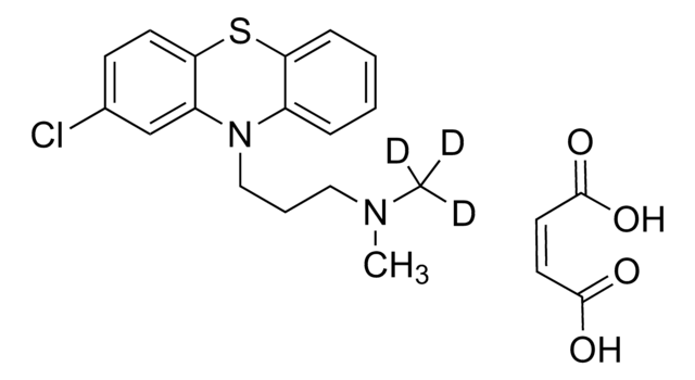 Chlorpromazine-D3 maleate solution 100&#160;&#956;g/mL in methanol (as free base), ampule of 1&#160;mL, certified reference material, Cerilliant&#174;