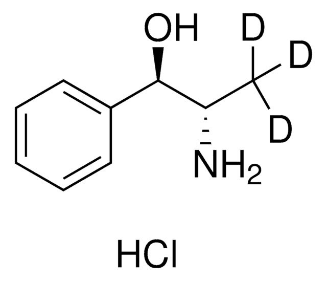 (±)-Norephedrine-d3 hydrochloride solution 1.0&#160;mg/mL in methanol (as free base), ampule of 1&#160;mL, certified reference material, Cerilliant&#174;