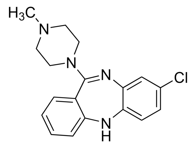 Clozapine solution 1.0&#160;mg/mL in methanol, ampule of 1&#160;mL, certified reference material, Cerilliant&#174;