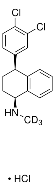 (±)-Sertraline-D3 hydrochloride solution 100&#160;&#956;g/mL in methanol (as free base), ampule of 1&#160;mL, certified reference material, Cerilliant&#174;