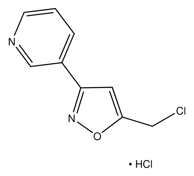 3-[5-(Chloromethyl)isoxazol-3-yl]pyridine hydrochloride AldrichCPR