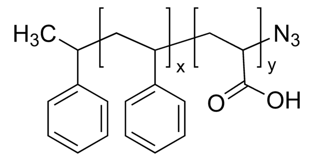 Poly(styrene)-block-poly(acrylic acid), azide terminated average Mn 8,700