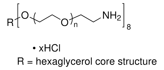 8arm-PEG40K-NH2 hexaglycerol core, HCl Salt, average Mn 40,000