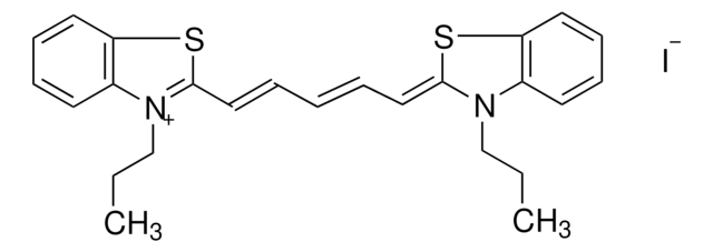 3,3&#8242;-Dipropylthiadicarbocyanine iodide suitable for fluorescence, &#8805;98.0% (TLC)