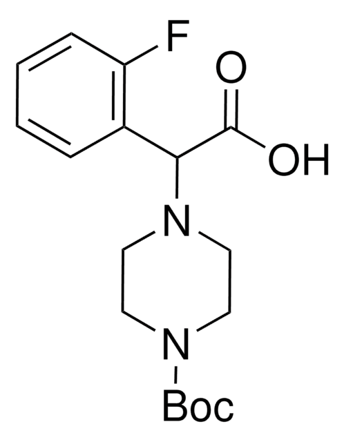 2-(4-Boc-piperazino)-2-(2-fluorophenyl)acetic acid purum, &#8805;97.0% (HPLC)