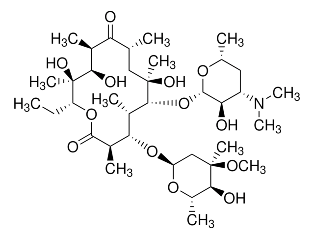 Erythromycin tested according to Ph. Eur.