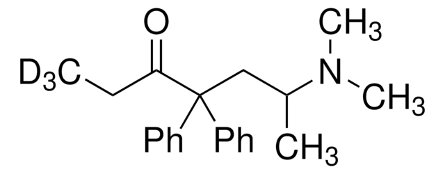 DL-Methadone-d3 solution 98 atom % D, 1&#160;mg/mL in methanol, drug standard