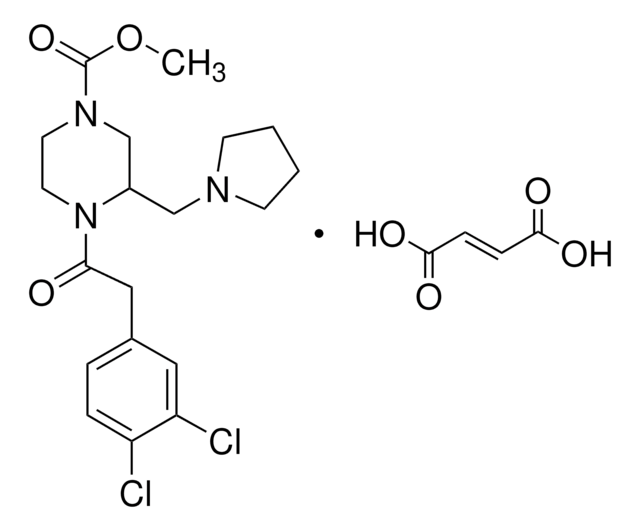 GR 89696 fumarate salt solid