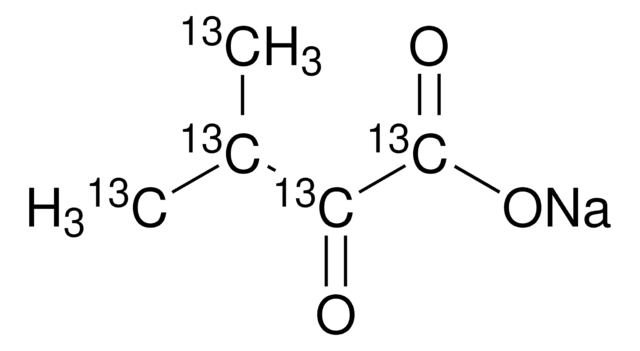 2-Keto-3-methylbutyric acid-13C5 sodium salt 99 atom % 13C