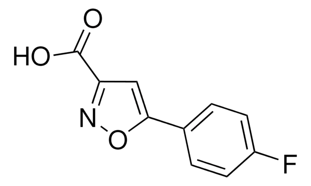 5-(4-FLUOROPHENYL)-3-ISOXAZOLECARBOXYLIC ACID AldrichCPR