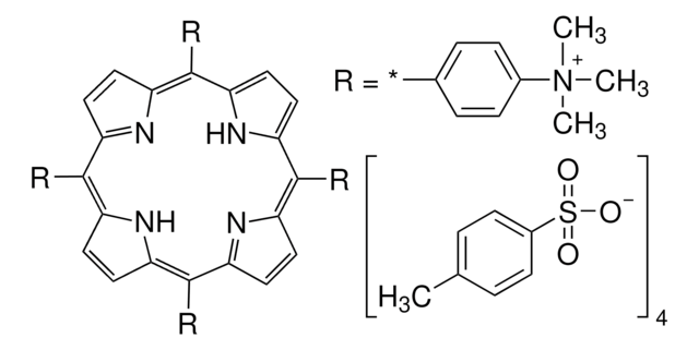 5,10,15,20-Tetrakis(4-trimethylammoniophenyl)porphyrin tetra(p-toluenesulfonate) Dye content 90&#160;%